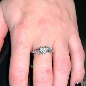 Zales Diamond Heart Ring
